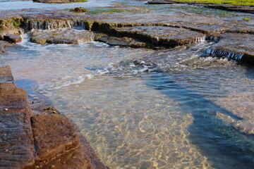 Rocky coastline in Australia