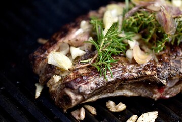 Côte de boeuf au barbecue