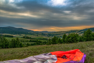 Paraglider, Magurski National Park 