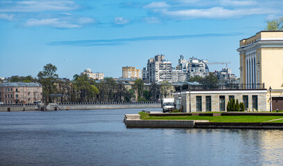 view of the river in the city