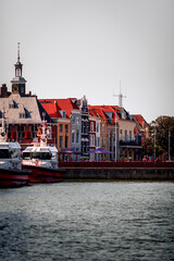 Fototapeta na wymiar Harbour of Vlissingen, The Netherlands