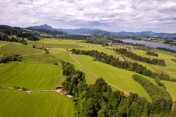 Fototapeta na wymiar Allgäu from above