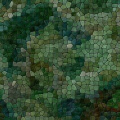 abstract nature marble plastic stony mosaic tiles texture background with black grout - military green khaki colors
