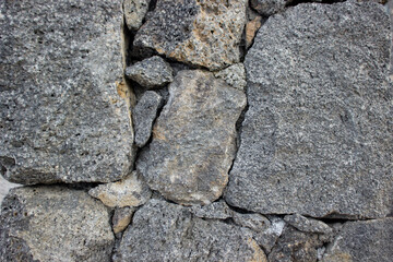 Texture of lava stone, background. Etna stone. Italy