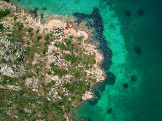 La Maddalena Archipel shot from the drone - 509000977