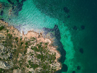 La Maddalena Archipel shot from the drone - 509001142