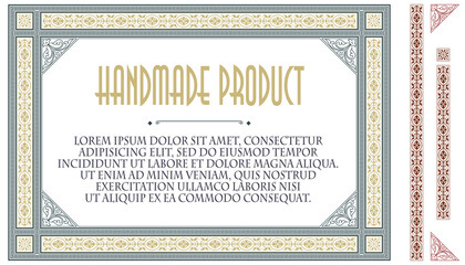 Template advertisements, invitations or greeting cards.