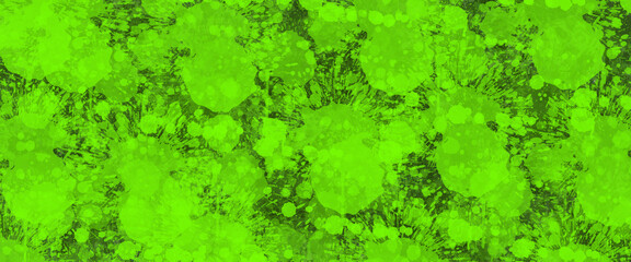 A beautiful illustration with splatter background.