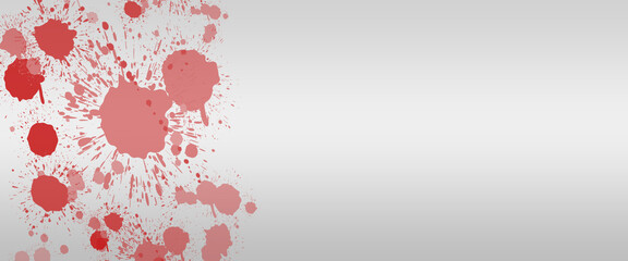 A beautiful illustration with splatter background.