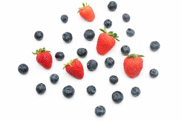 frutti di bosco fragole mirtilli
