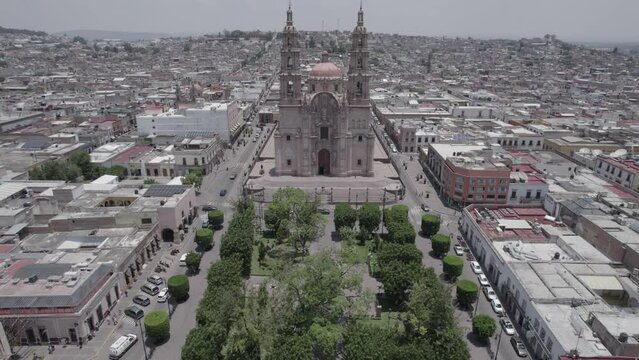Lagos de Moreno Jalisco, M&eacute;xico. Aerial Drone