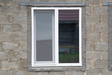 Fototapeta na wymiar Plastic windows.Manufacture and installation of plastic windows.