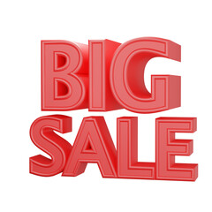 Big sale 3D text graphic