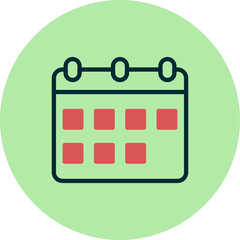 Weekly Calendar Icon