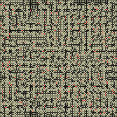 Albert-Laszlo Barabasi algorithm network visualization implementation illustration