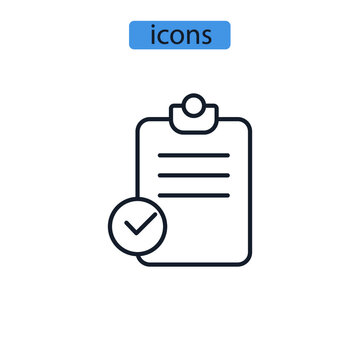 diagnosis icons  symbol vector elements for infographic web