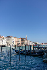 Images of the canals and buildings of Venice Italy. Classic buildings and tourist places.