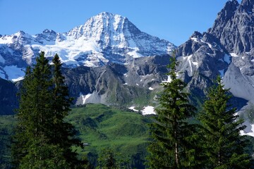 Jungfrau région in Switzerland 