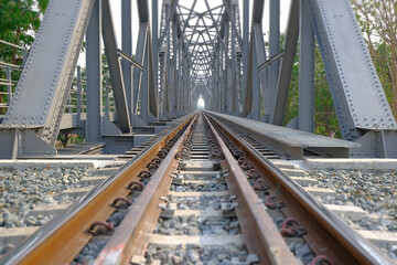 Railway Bridge is a large steel structure.
