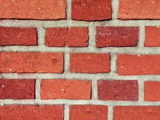 Obraz premium Red brick wall Stock Photo