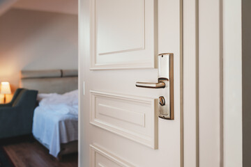 Hotel apartment door