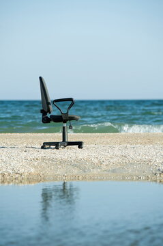 Chair on the sand