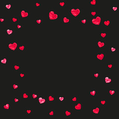 St Valentine Sale Offer. Handdrawn Voucher For Discount. Holiday Frame. Rose Art Decoration. February Splatter For Couple. Red Special Poster. Pink St Valentine Sale Offer.