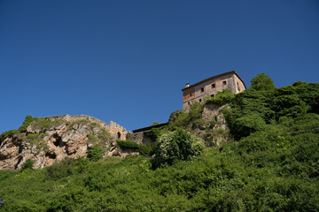 Fototapeta na wymiar medieval village of frías in burgos, spain