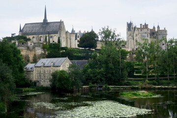 Obraz premium Castle of Montreuil-Bellay in the Loire Valley, France
