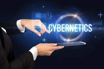 Close-up of a touchscreen, new tech concept