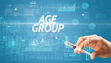 Syringe needle with virus vaccine