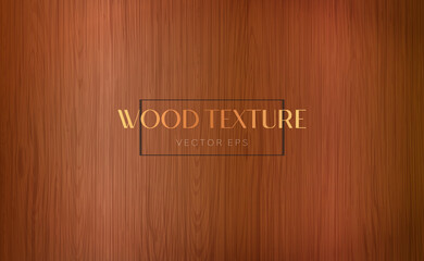 Realistic vector wood texture. Brown wooden table background in top view. Oak pattern. EPS10
