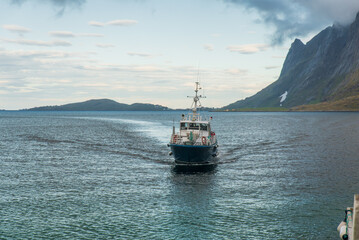 View of Moskenesoya Island in north Norway
