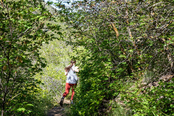 Obraz premium trail running