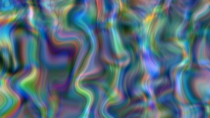 Abstract multicolored glowing liquid background.