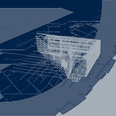 3d architectural drawing
