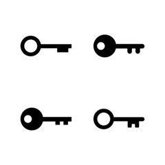Key icon vector. Key sign and symbol.