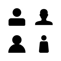 User icon vector. person sign and symbol. people icon.