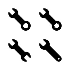 Wrench icon vector. repair icon. tools sign and symbol