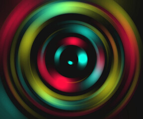 Spiral circle background of colors that simulate to merge due to the effect of speed. Creative background.