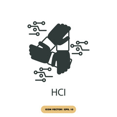 hci icons  symbol vector elements for infographic web