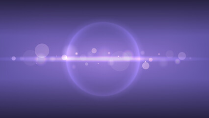 Abstract Purple Reflection Light background with bokeh effect