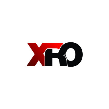 XRO letter monogram logo design vector
