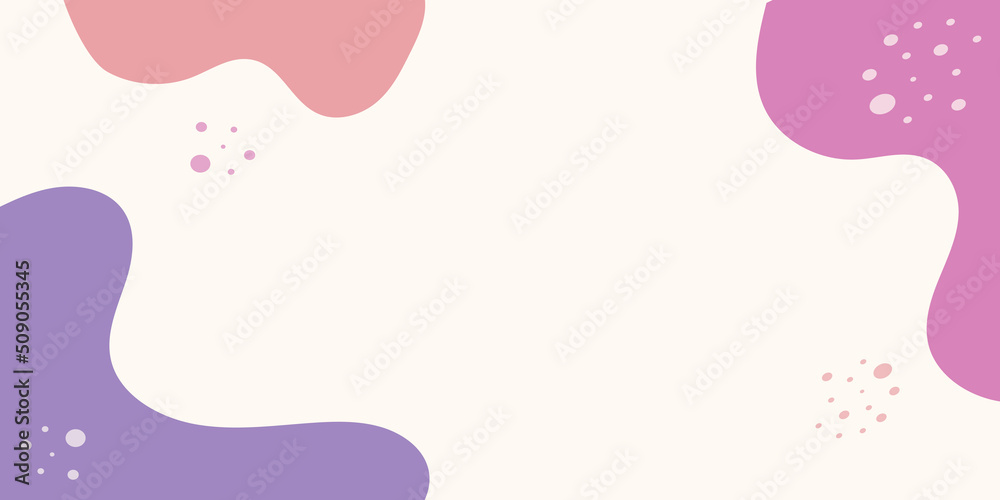 Wall mural abstract creative backgrounds in minimal trendy style with copy space for text.