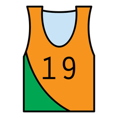 basketball jersey icon