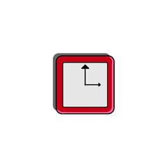 illustration vector graphic of wall watch.