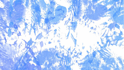 Blue watercolor background for your design, watercolor background concept, vector.