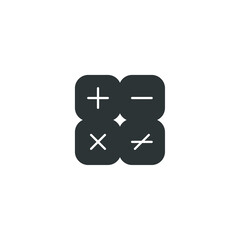Obraz premium Vector sign of the Calculator symbol is isolated on a white background. Calculator icon color editable.