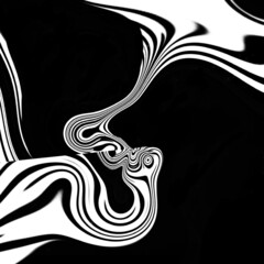 Obraz premium Surreal Abstract Modern Psychedelic Art + Textures | Phaedra!