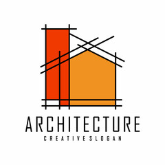 Architecture logo design vector illustration